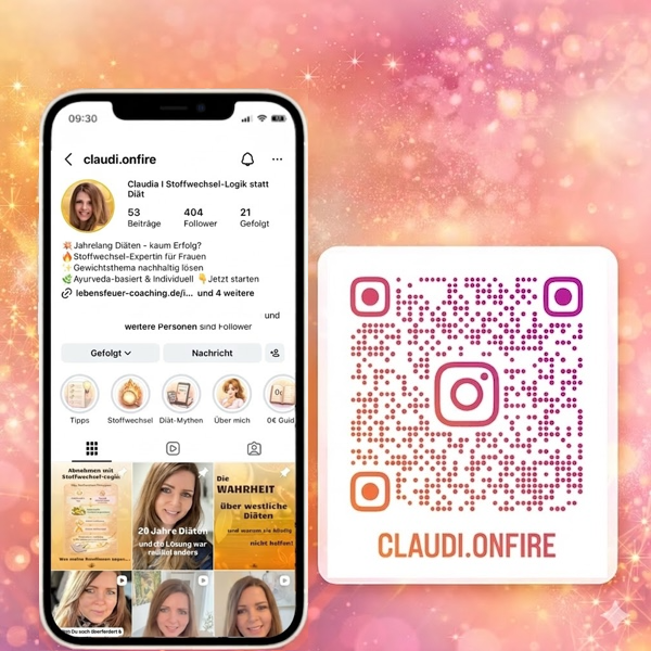 Lebensfeuer-coaching.de - instagram claudi.onfire - Folge meiner Community für einen aktiven Stoffwechsel & gesundes Abnehmen