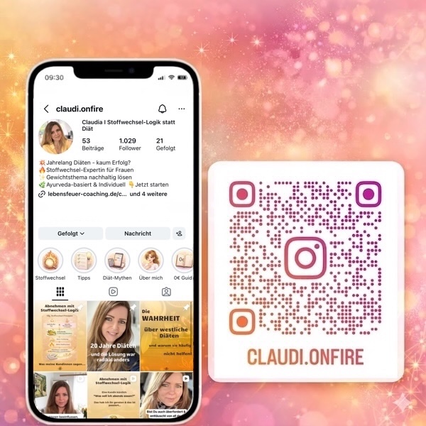 Claudi-onfire_lebensfeuer-coaching-instagram_1TSD Lebensfeuer-coaching.de - instagram claudi.onfire - Folge meiner Community für einen aktiven Stoffwechsel & gesundes Abnehmen